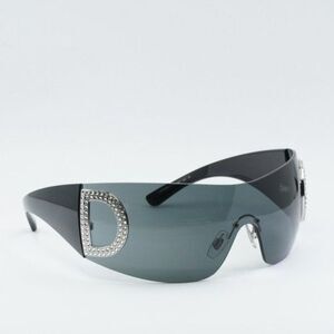 NEWEST DOLCE&GABBANA DG2298B 05/87 BLACK/DARK GREY SUNGLASSES